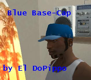 Blaue Base-Cap